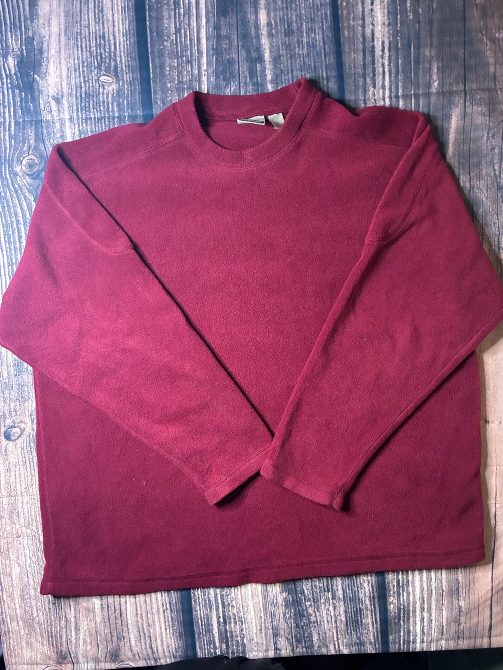 Men's Crewneck Sweater in Burgundy